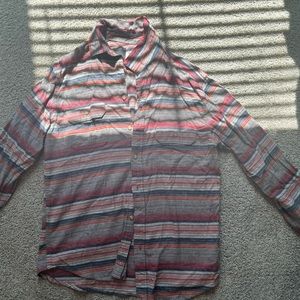 Good fellow striped flannel shirt